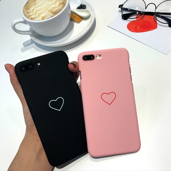 NEW iPhone 11/Pro/Max/XR/XS/X/7/8/Plus Heart Case - Picture 2 of 7